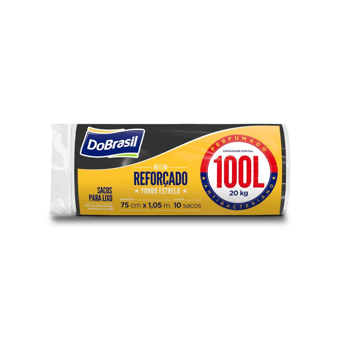 Saco para Lixo DoBrasil 100L 10 Unidades image number 0