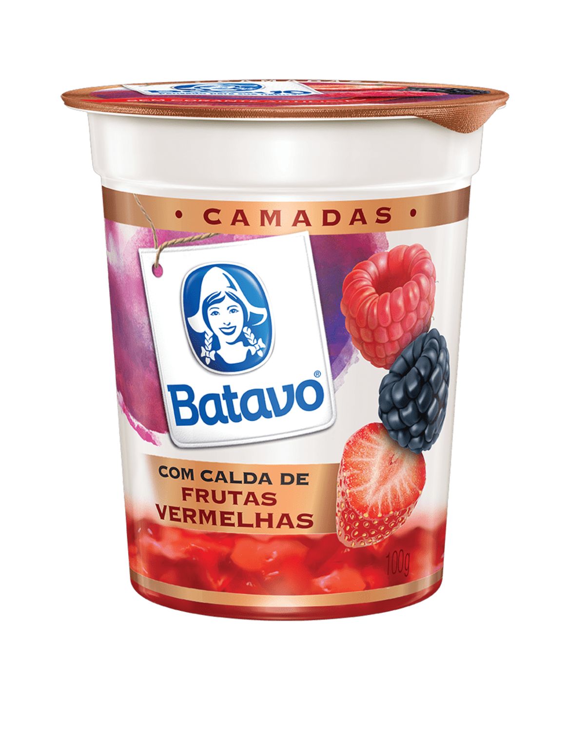 Iogurte Batavo Camadas Calda Frutas Vermelhas Copo 100g image number 0