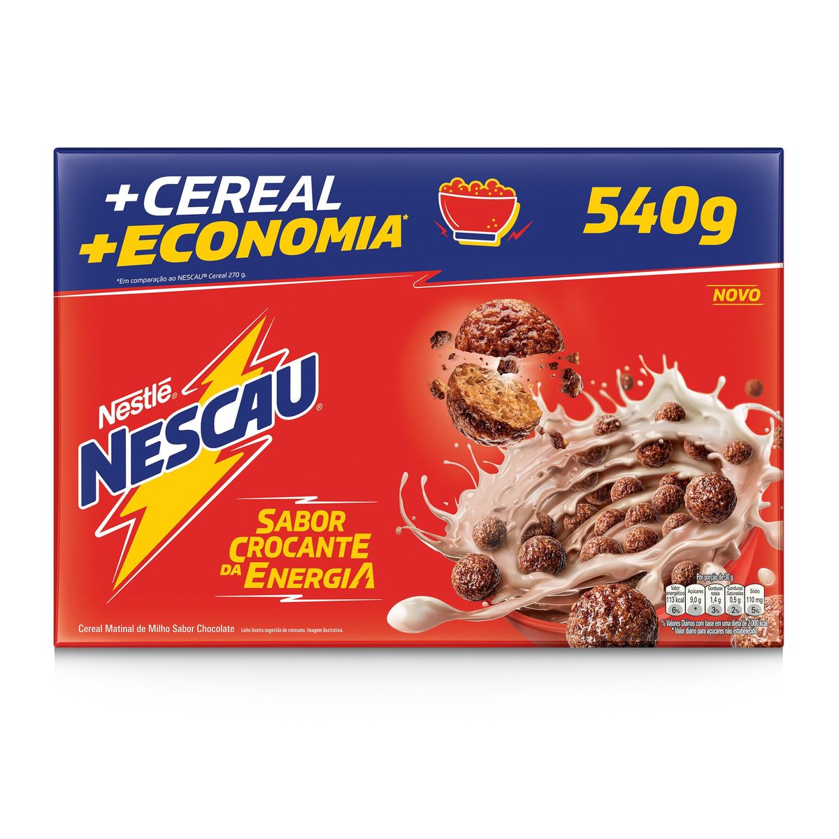 Cereal Matinal Nescau Tradicional 540g image number 1