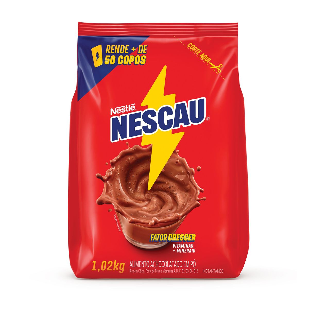 Achocolatado em Pó Nescau Pacote 1,02kg image number 1