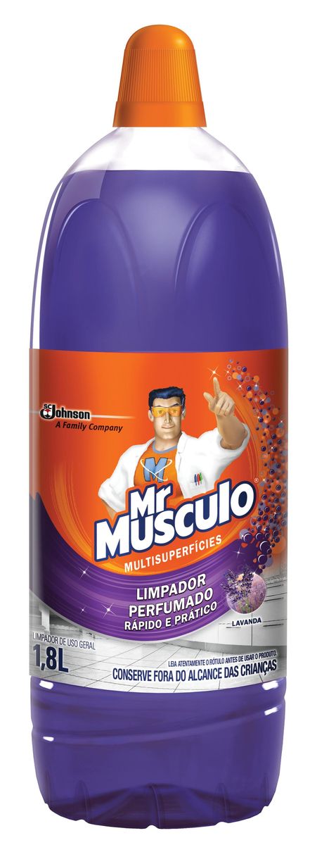 Limpador Mr Músculo Pisos Lavanda 1,8L