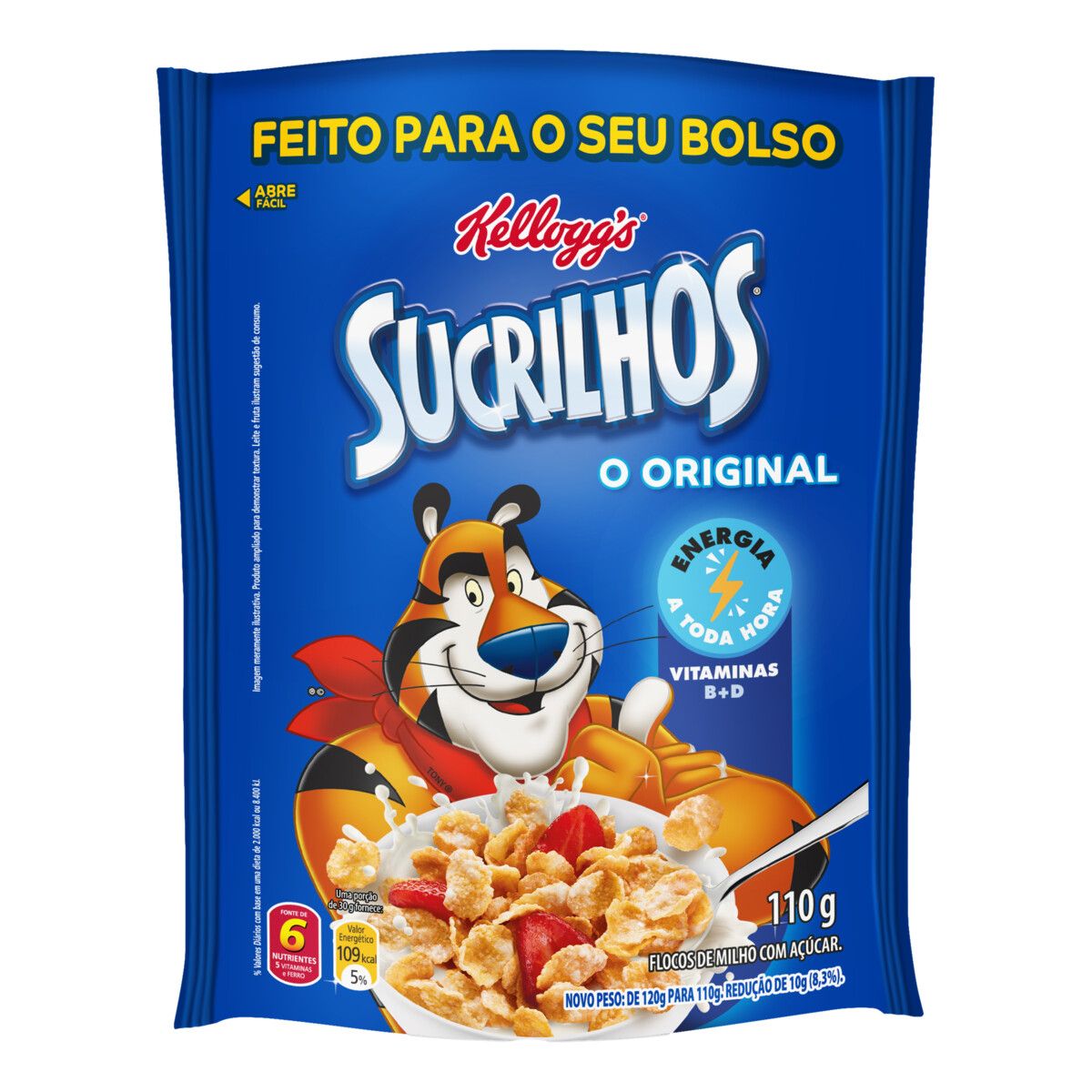 Cereal Matinal Sucrilhos Original Pacote 110g
