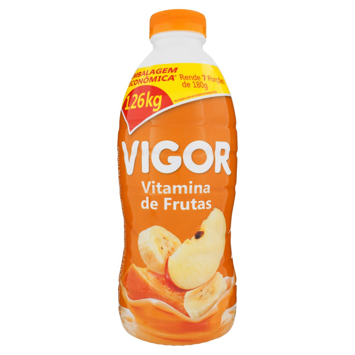 Iogurte Parcialmente Desnatado Vitamina de Frutas Vigor 1,26kg