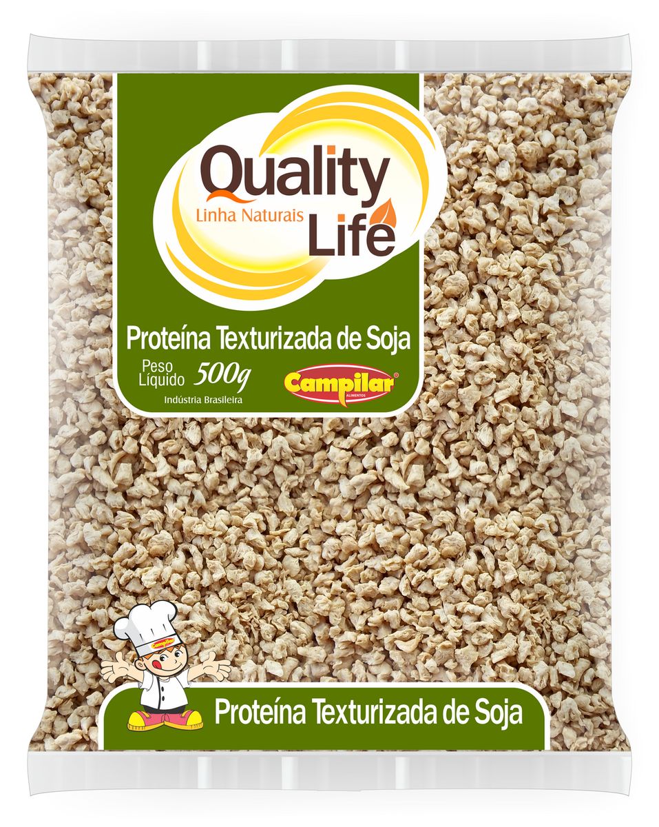 Proteína de Soja Quality Life Texturizada 500g