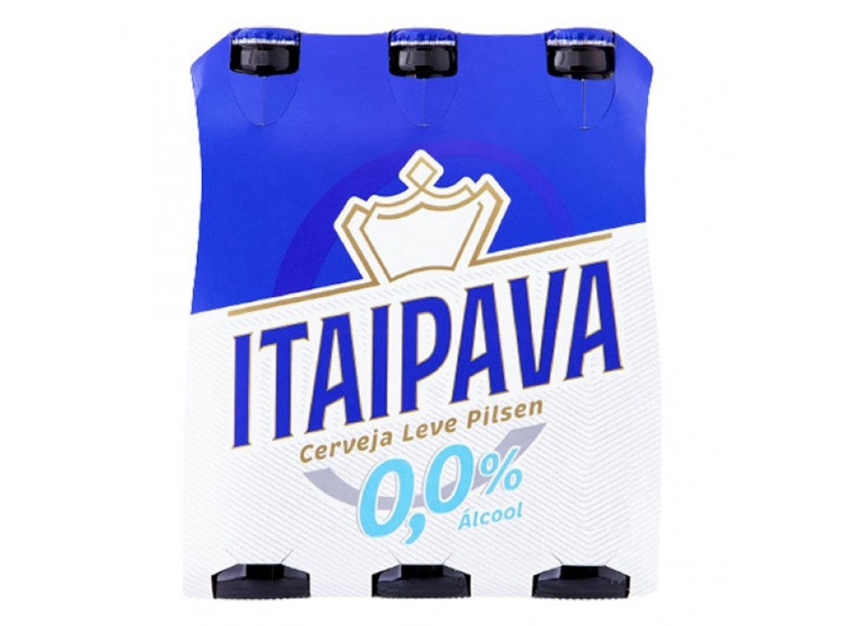 Cerveja Itaipava Zero Álcool 330ml (Pack com 6 Und) image number 0