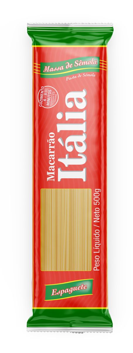 Macarrão Itália Sêmola Espaguete 500g
