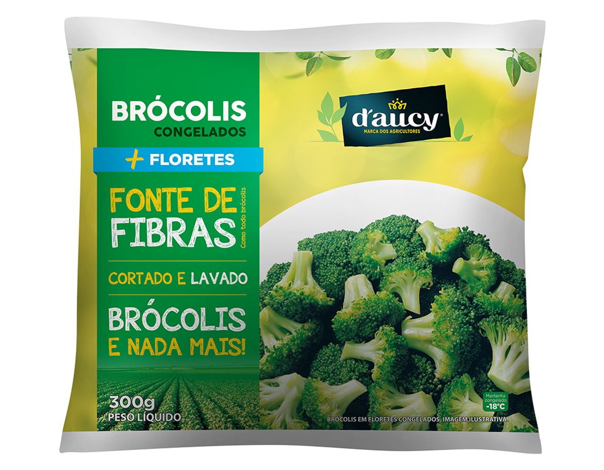 Brócolis D'aucy Congelado Pacote 300g image number 0
