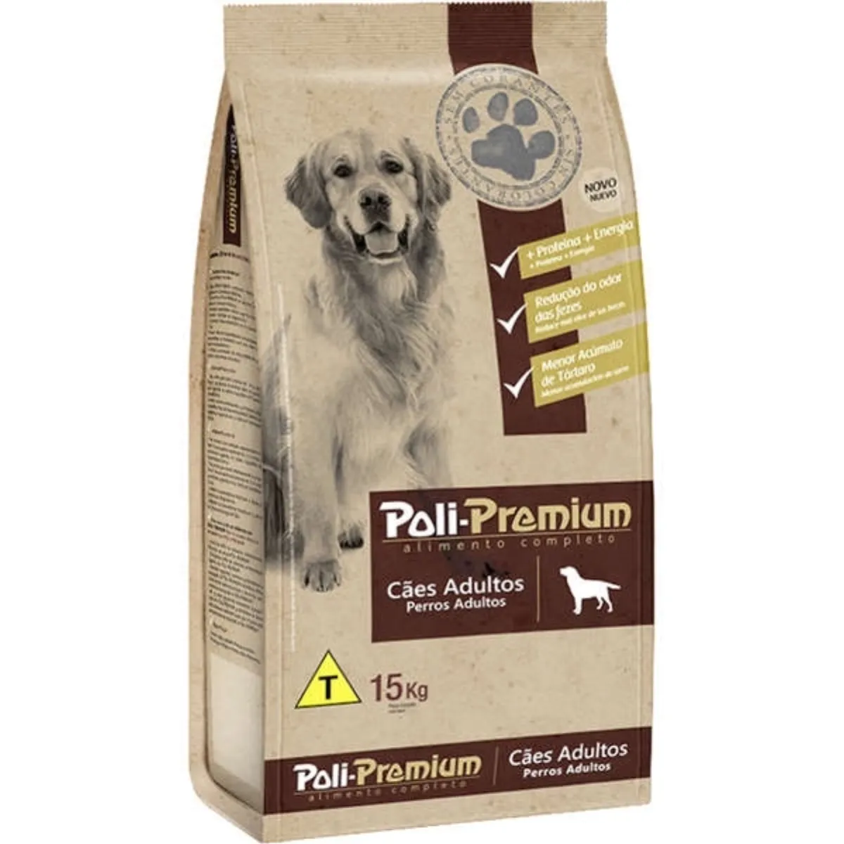 Alimento para Cães Adulto Poli-Premium 15kg