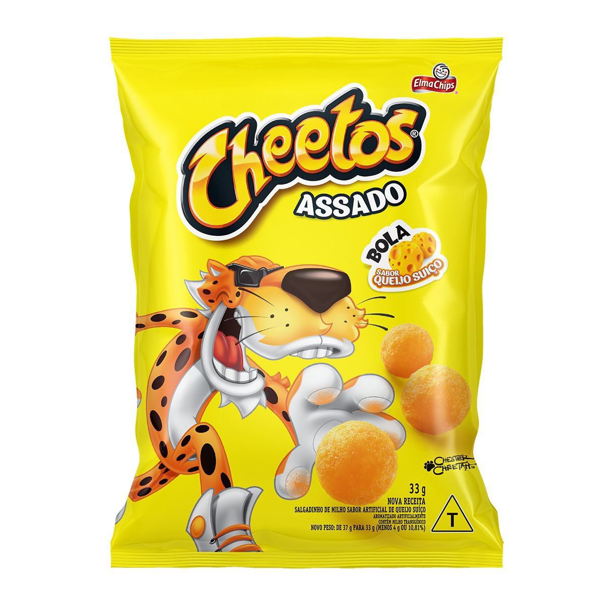 Salgadinho Cheetos Bola Queijo Suíço Pacote 33g
