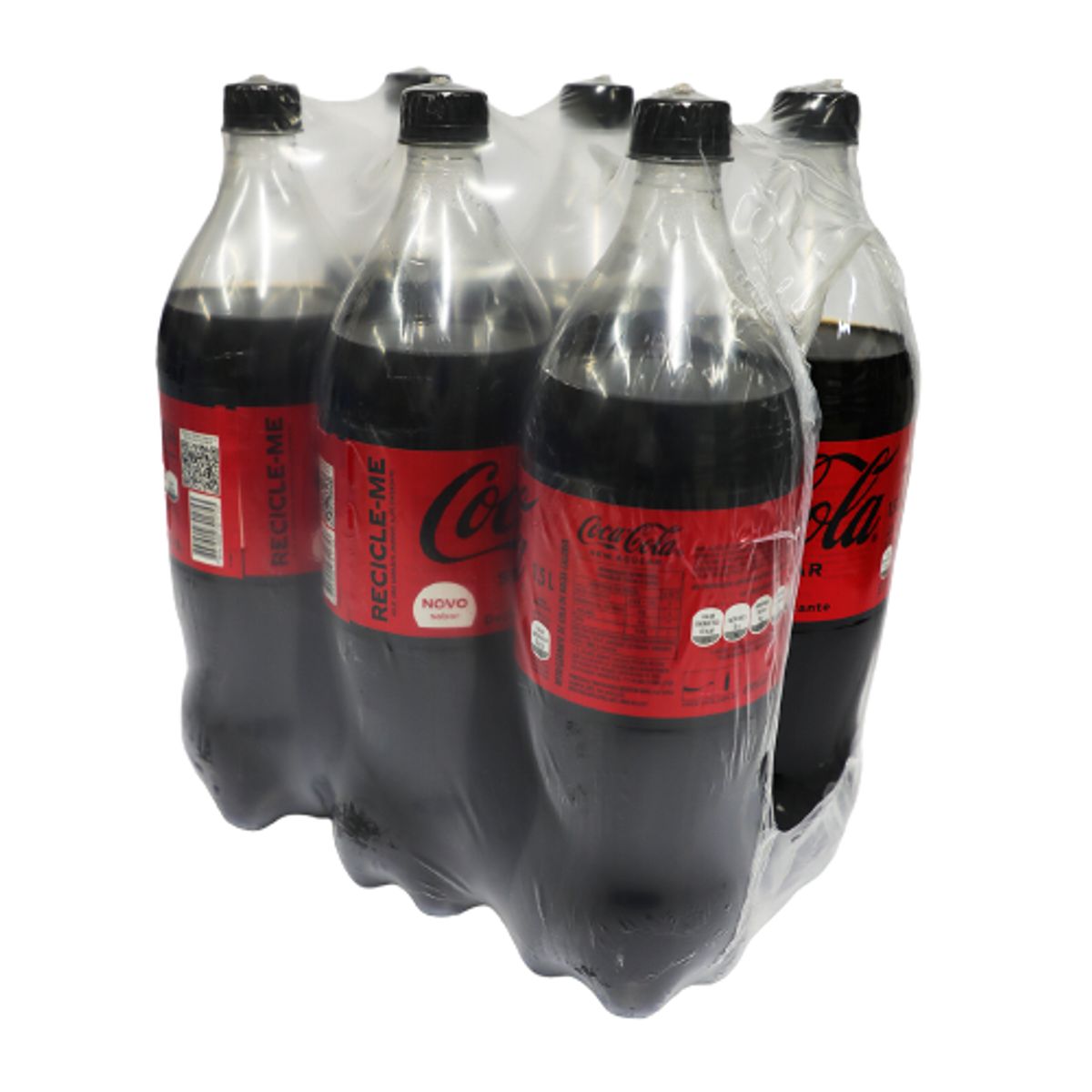 Refrigerante Coca-Cola Sem Açúcar 1,5L (Fardo com 6 und)