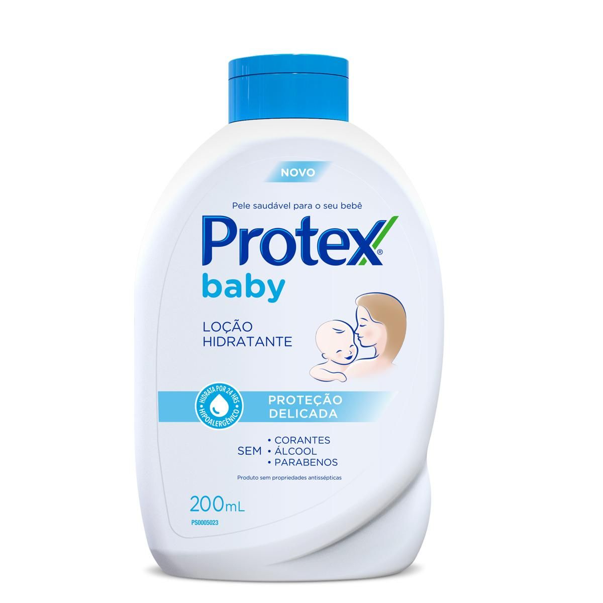 Loção Hidratante para Bebês Protex Baby Delicate Care 200ml