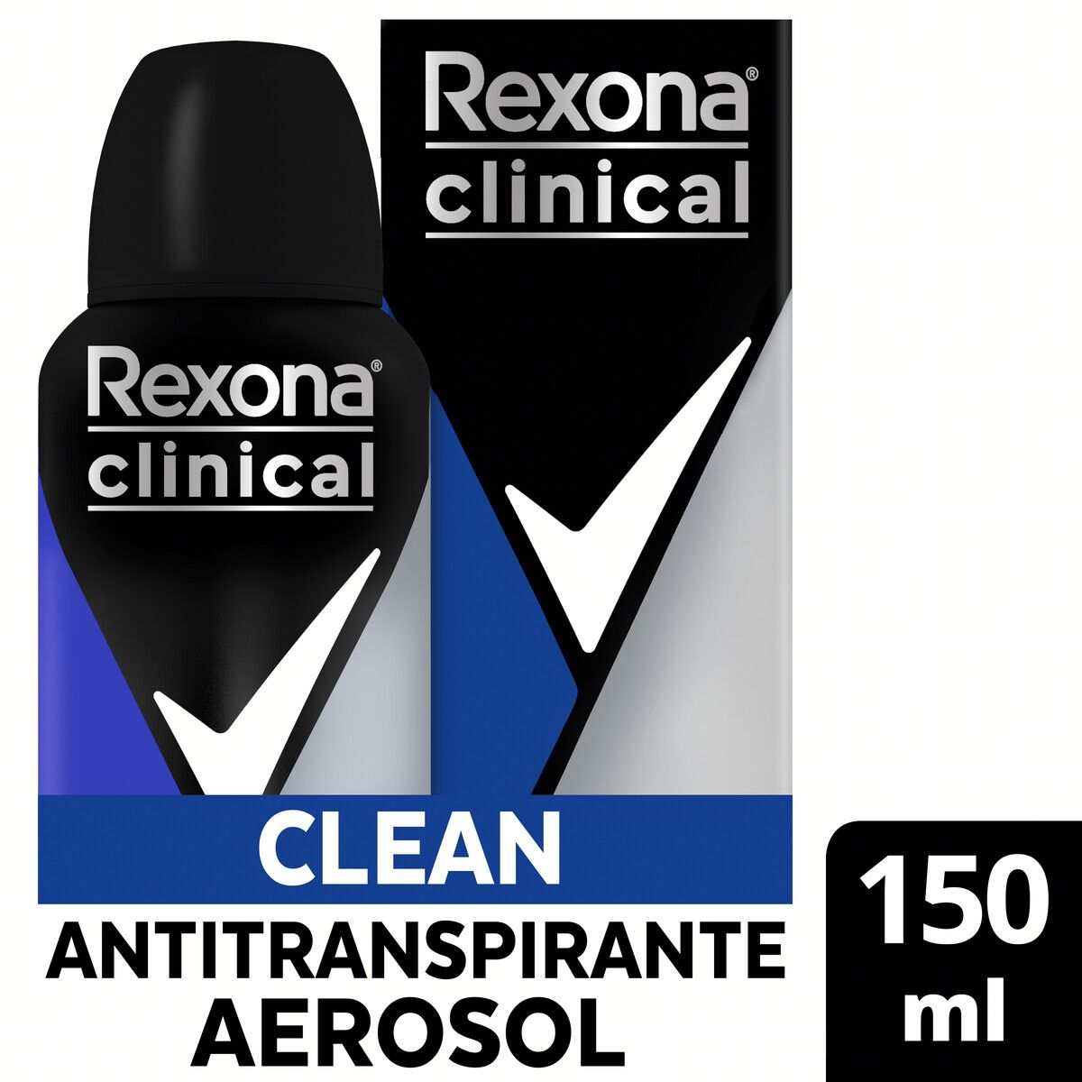 Desodorante Aerossol Rexona Clinical Clean 150ml image number 5