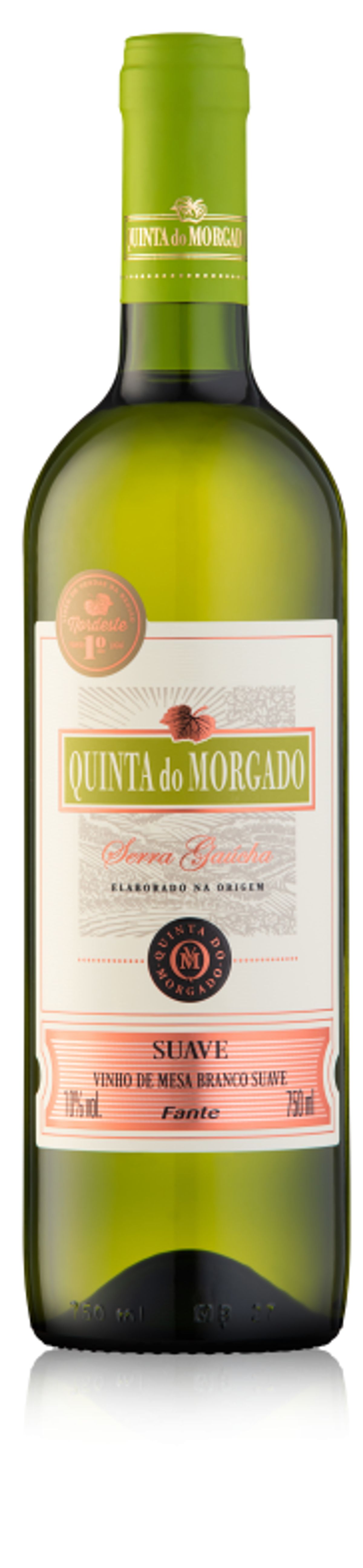 Vinho Brasileiro Branco Suave Quinta do Morgado Serra Gaúcha Garrafa 750ml image number 0