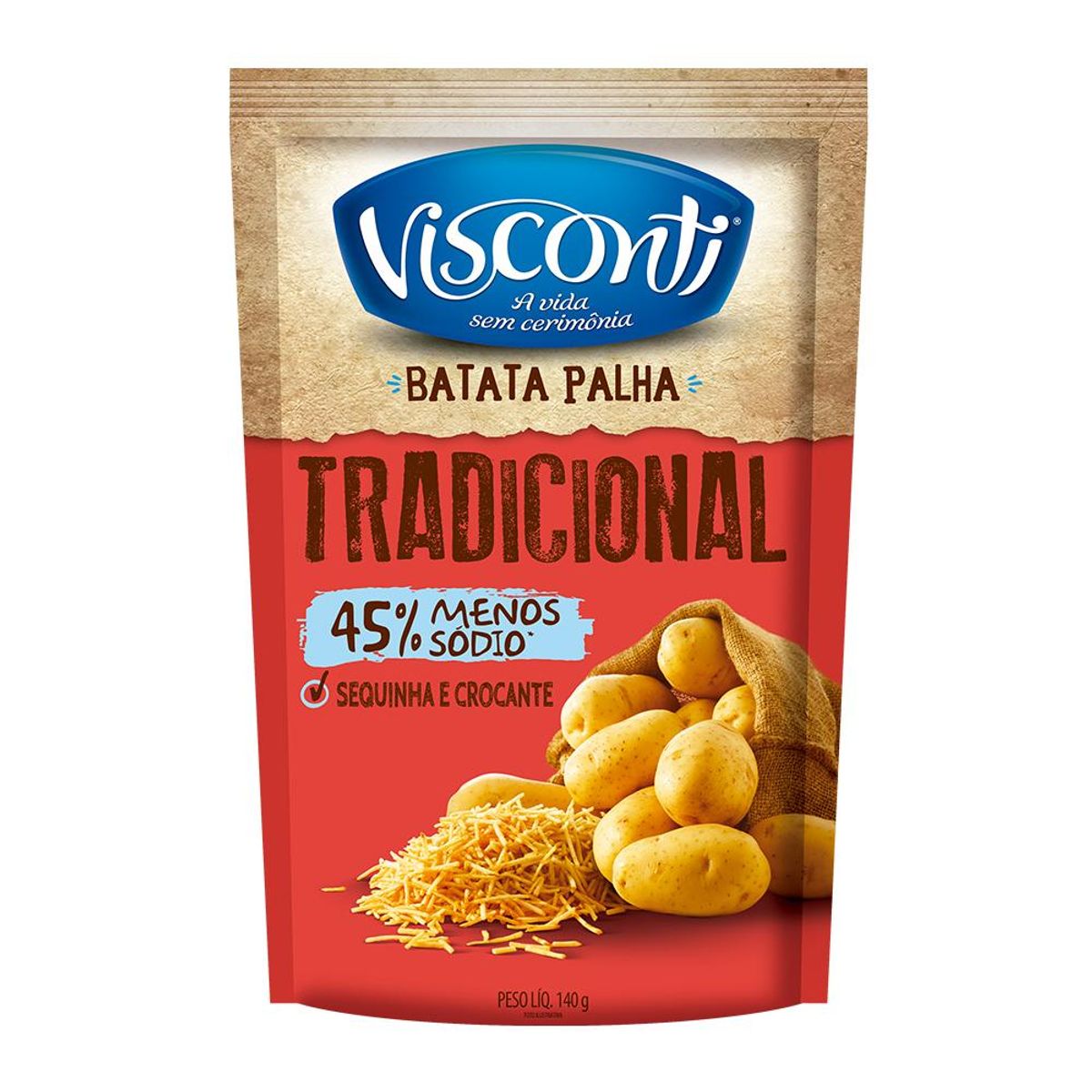 Batata Palha Visconti Tradicional 140g