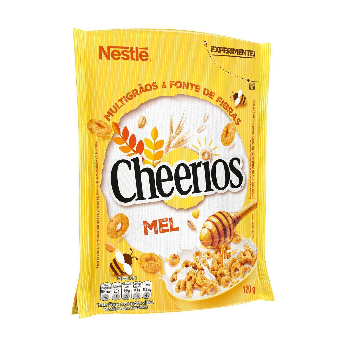 Cereal Matinal Cheerios Mel Sachê 120g