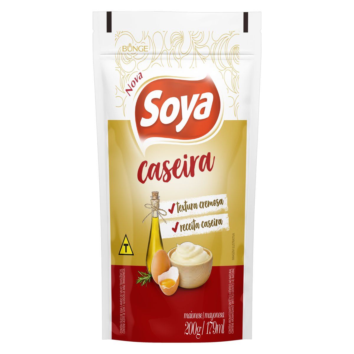 Maionese Caseira Soya Sachê 200g image number 0