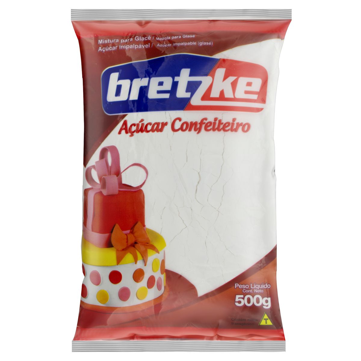 Açúcar Confeiteiro Bretzke Pacote 500g