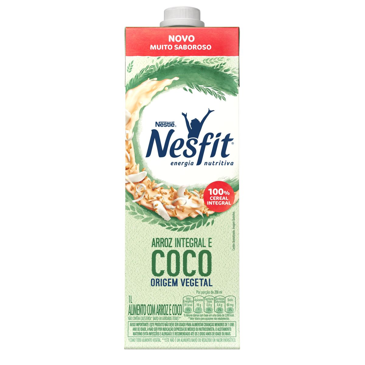 Bebida de Arroz Nesfit Coco 1L image number 2