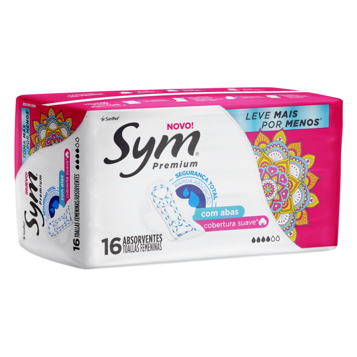 Absorvente Sym Premium Suave Com Abas 16 Unidades image number 3