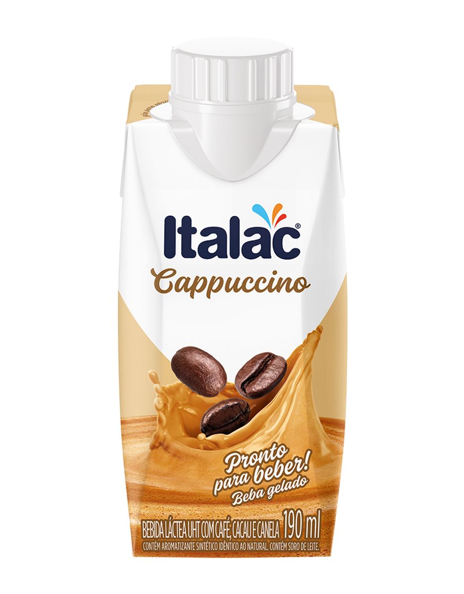 Bebida Láctea Italac UHT Cappuccino 190ml