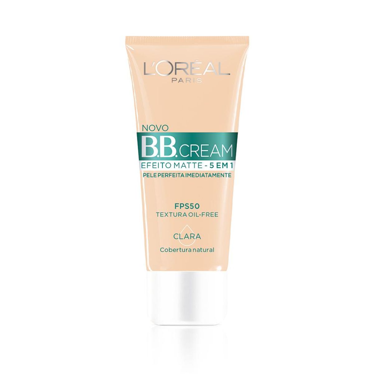 Base L'Oréal Paris BB Cream Efeito Matte 5 em 1 FPS50 Clara