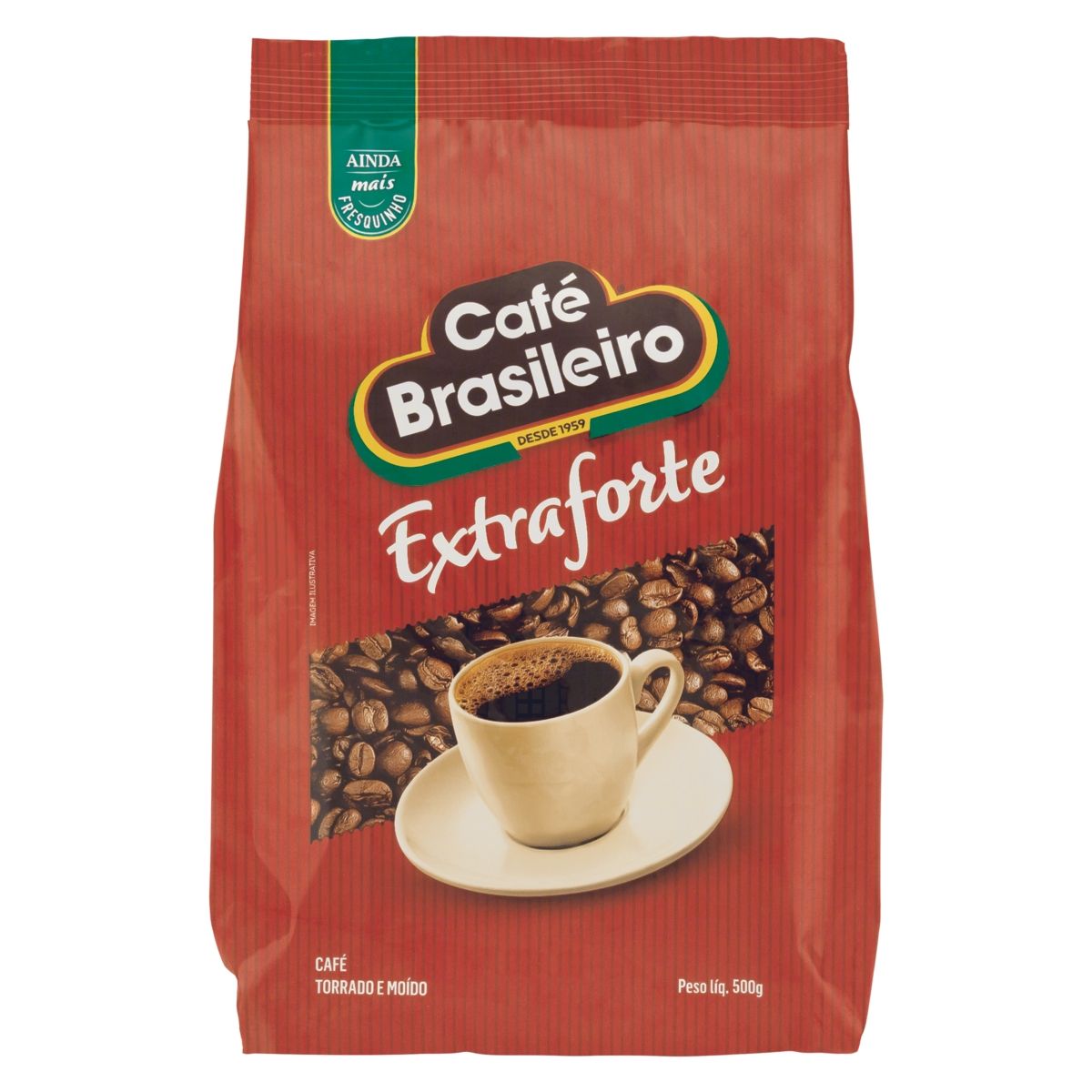 Café Torrado e Moído Café Brasileiro Extraforte Pacote 500g