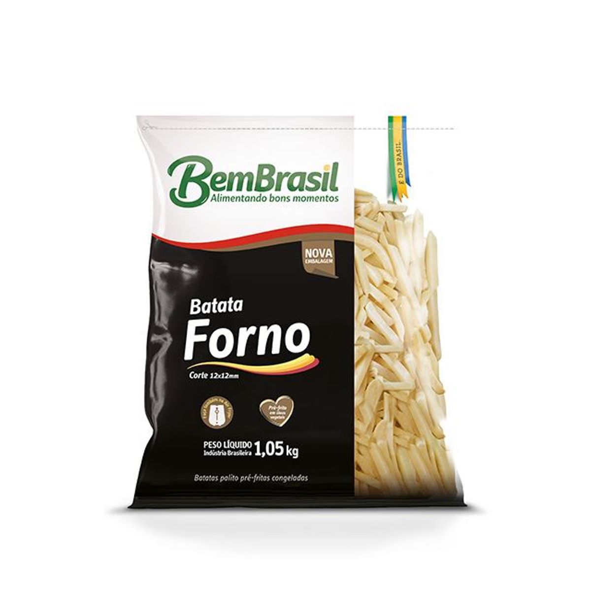 Batata Pré-Frita Bem Brasil Forno 1,05kg
