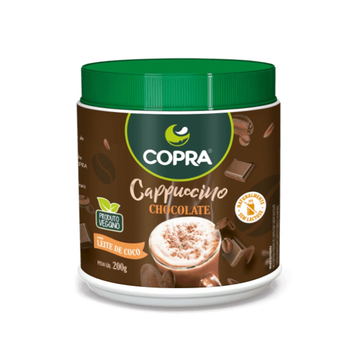 Cappuccino Vegano Chocolate Copra 200g