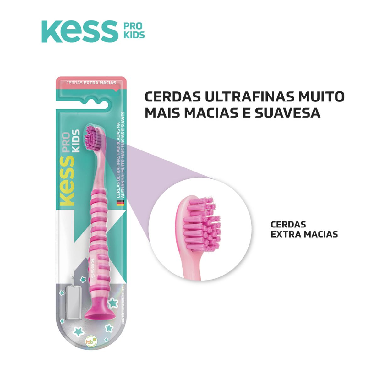 Escova Dental Kess Pro Kids Extra Macias 1 Unidade image number 6