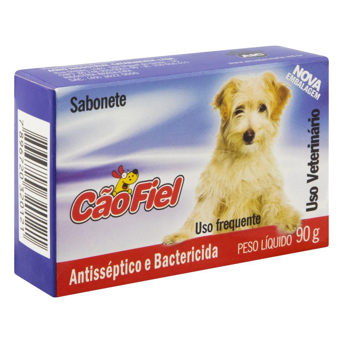 Sabonete Uso Veterinário Cão Fiel Antisséptico e Bactericida 90g image number 3
