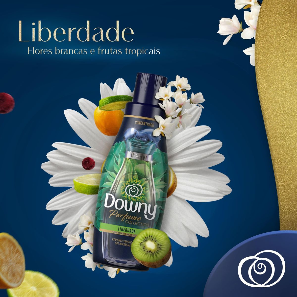 Amaciante Conc. Downy Perfume Collection Liberdade 900ml image number 6