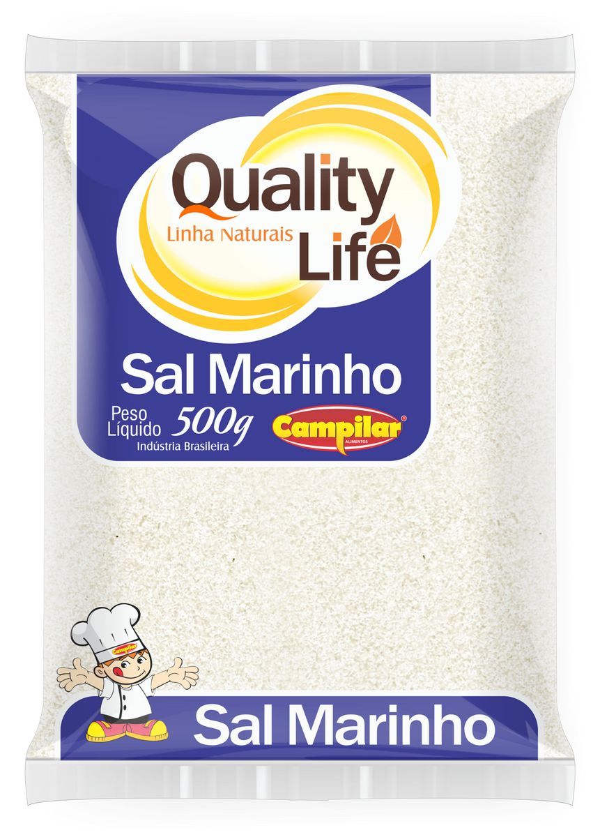 Sal Marinho Quality Life 500g