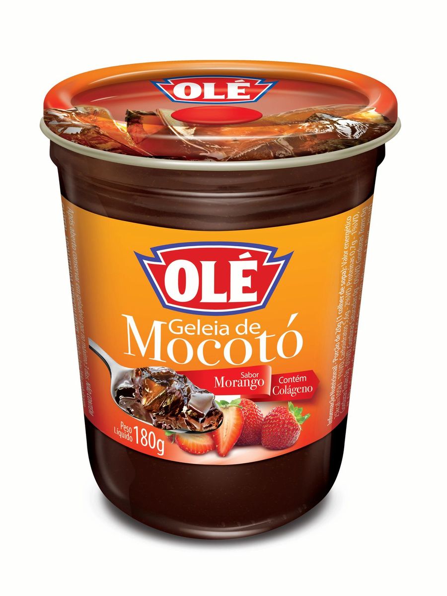 Geleia de Mocotó Olé Morango 180g