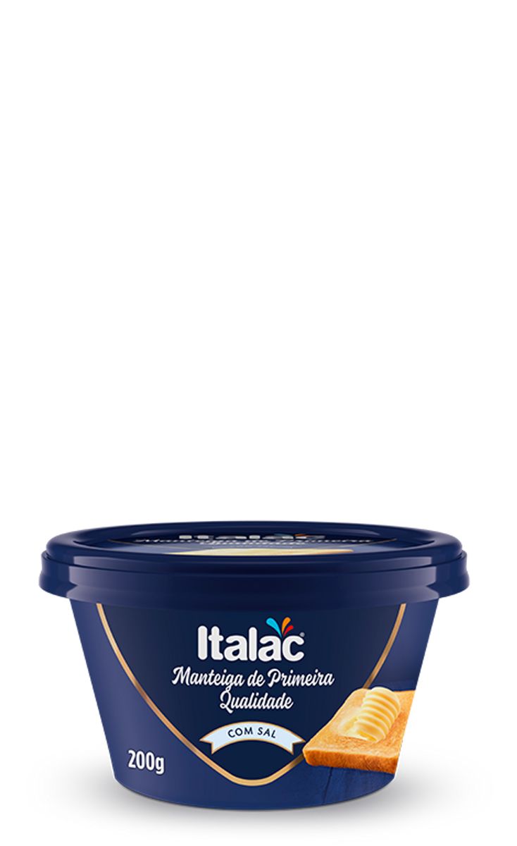 Manteiga Italac Primeira Qualidade com Sal 200g