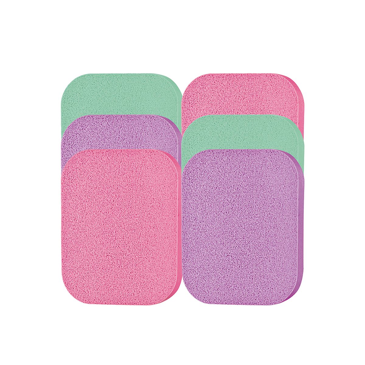Esponja Ricca Flat Candy Colors Contém 6 Unidades image number 1