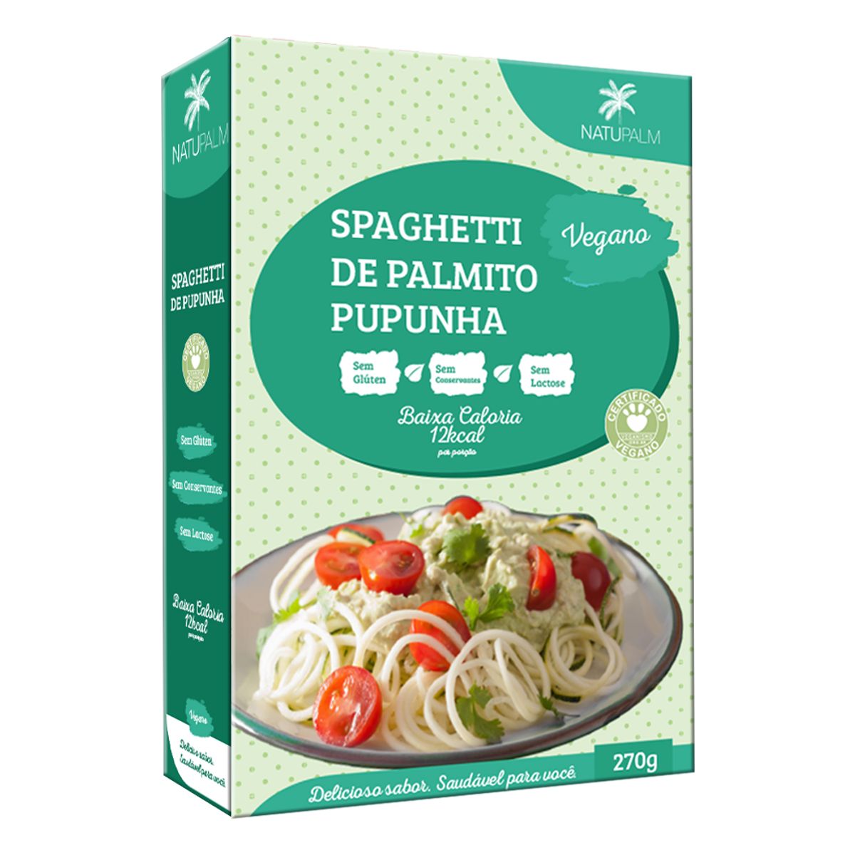 Spaghetti Natupalm de Palmito Pupunha 270g