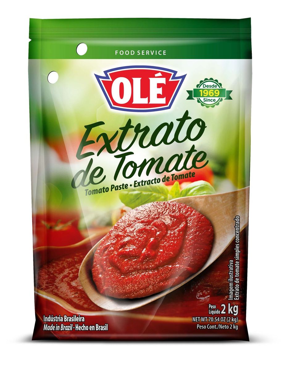 Extrato de Tomate Olé Sachê 2kg