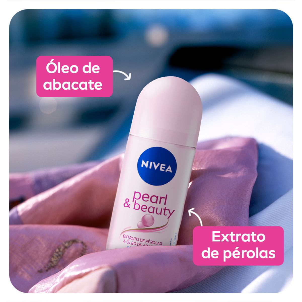 Desodorante Roll-On Nivea Pearl & Beauty 50ml image number 2