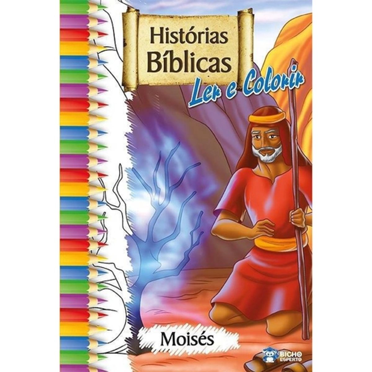Livro Para Colorir Histórias Bíblicas Moisés
