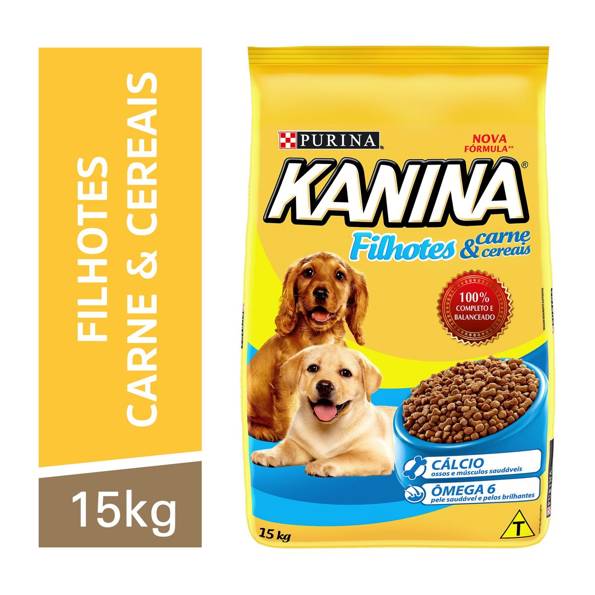 Alimento Kanina Cães Filhotes Carne e Cereais 15kg image number 6