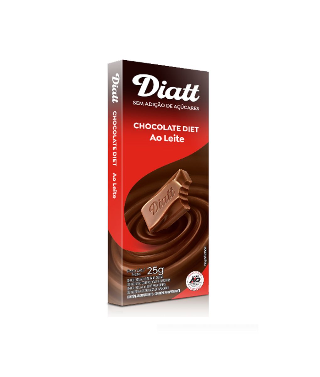 Chocolate Diatt Ao Leite 25g