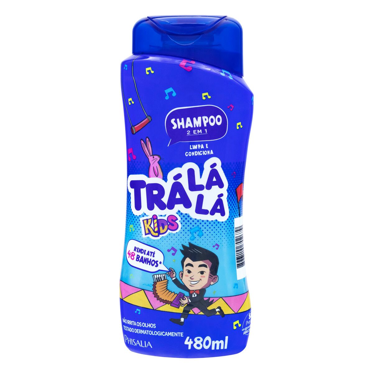 Shampoo 2 em 1 Menino Trá Lá Lá Kids Frasco 480ml