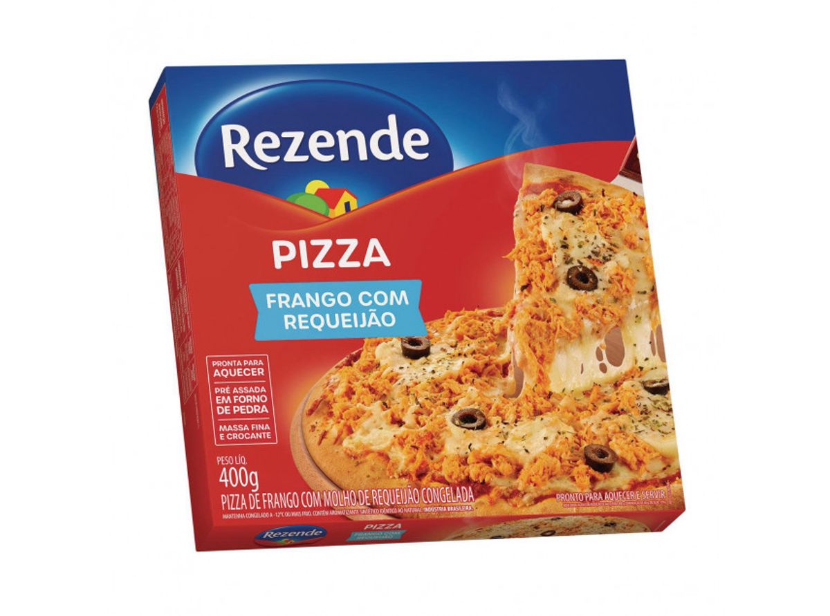 Pizza Congelada Rezende Sabor Frango com Requeijão 400g