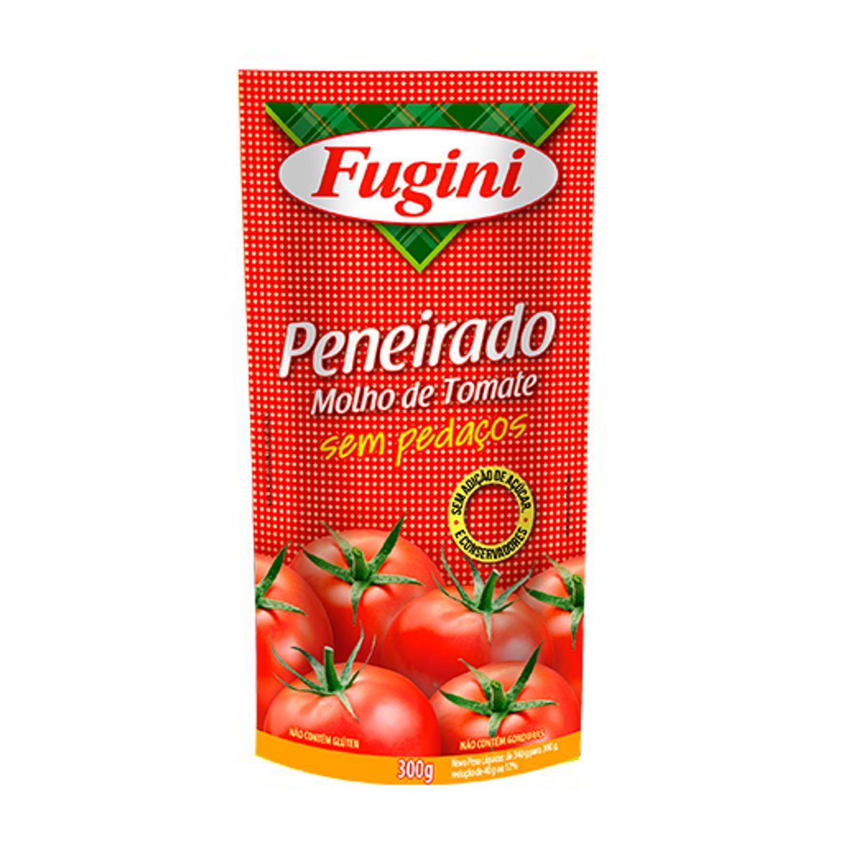 Molho de Tomate Fugini Peneirado Sachê 300g