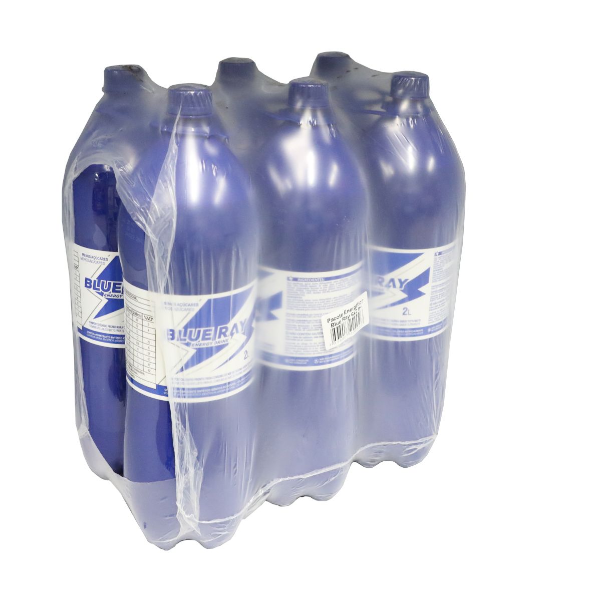 Energético Blue Ray Drink 2L (Pack com 6 Und)