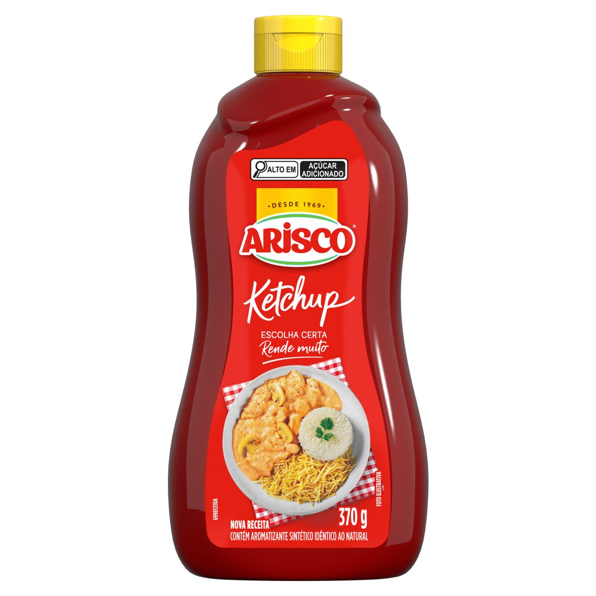 Ketchup Arisco Squeeze 370g image number 0