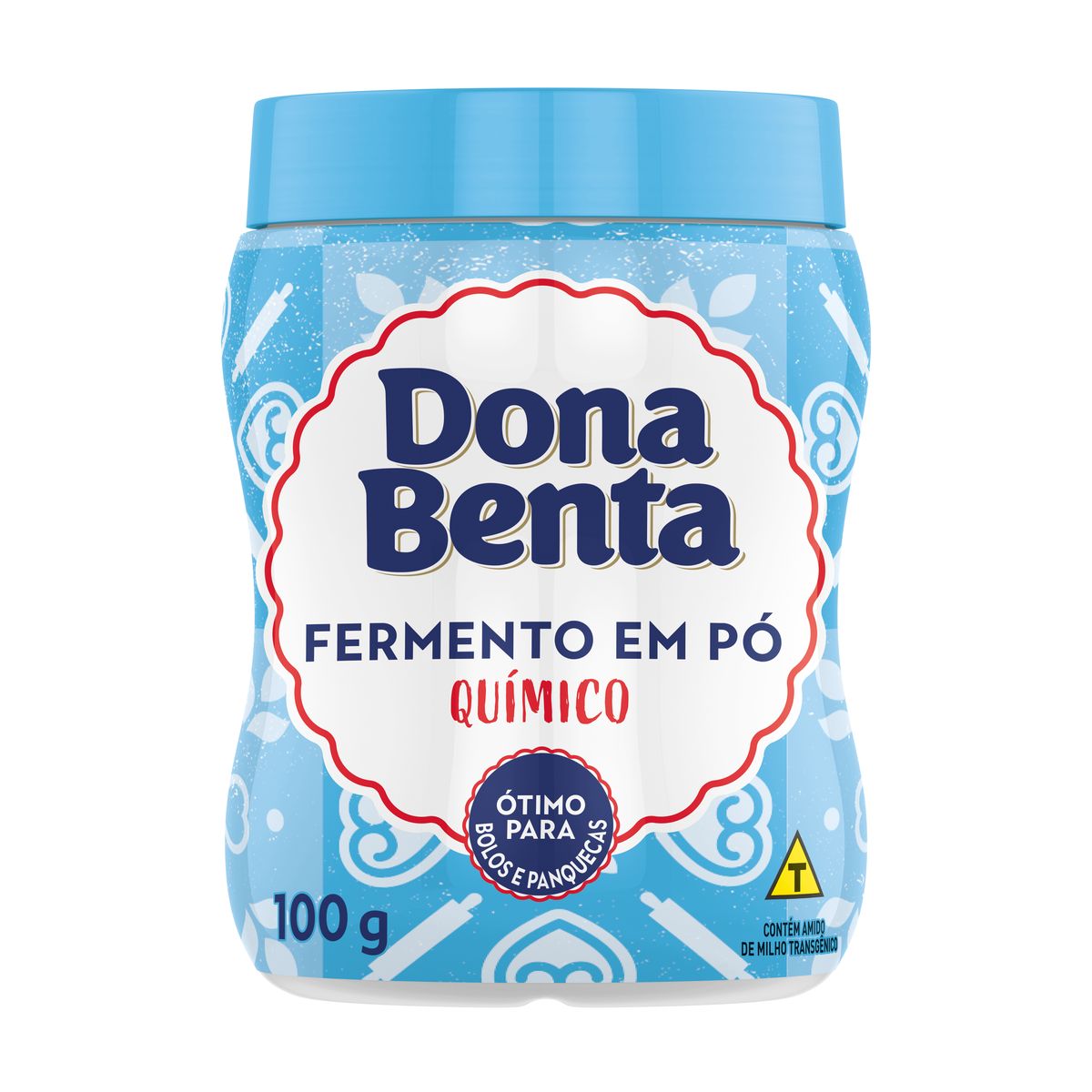 Fermento Químico em Pó Dona Benta Pote 100g image number 0