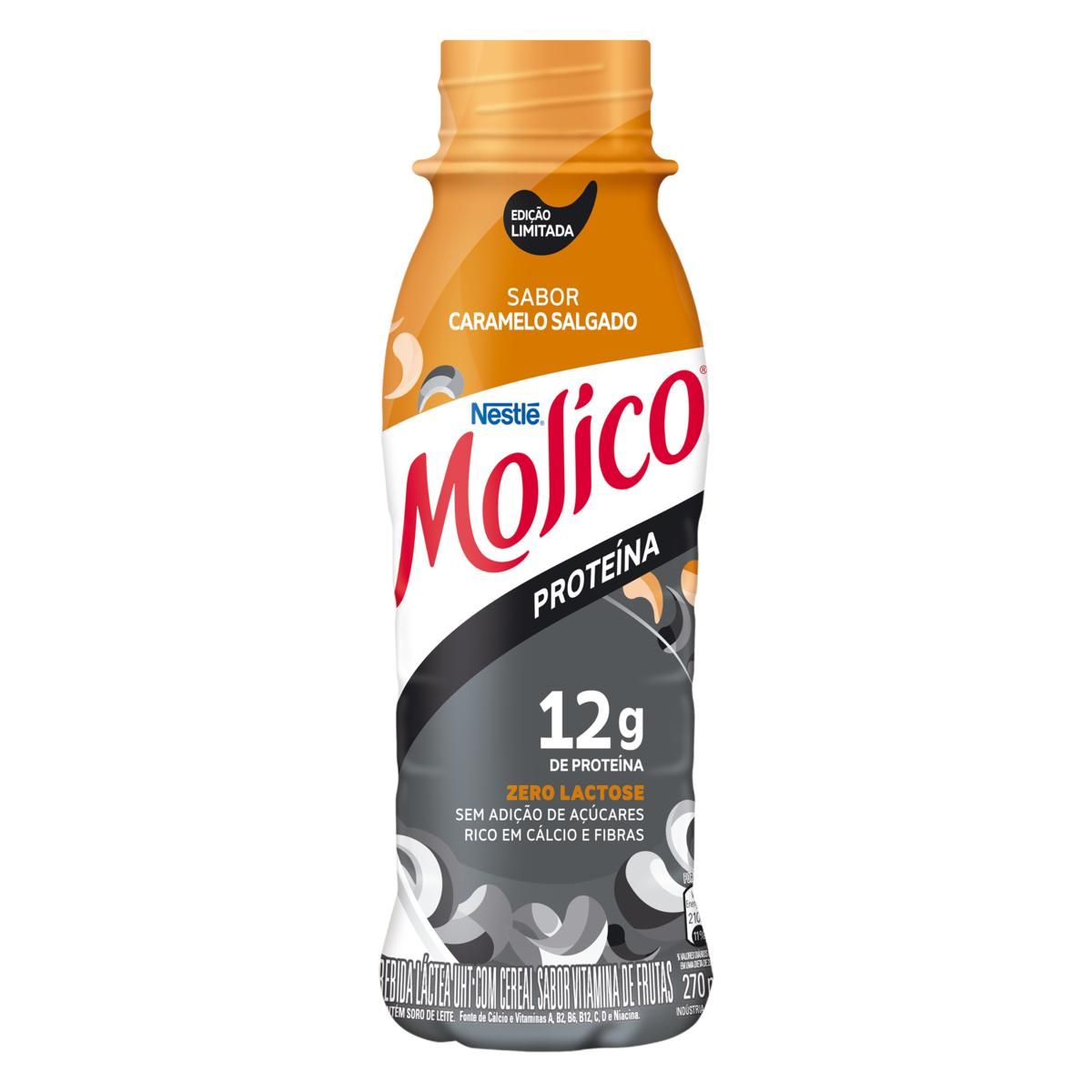 Bebida Láctea UHT Molico Caramelo Salgado Zero Lactose 270ml
