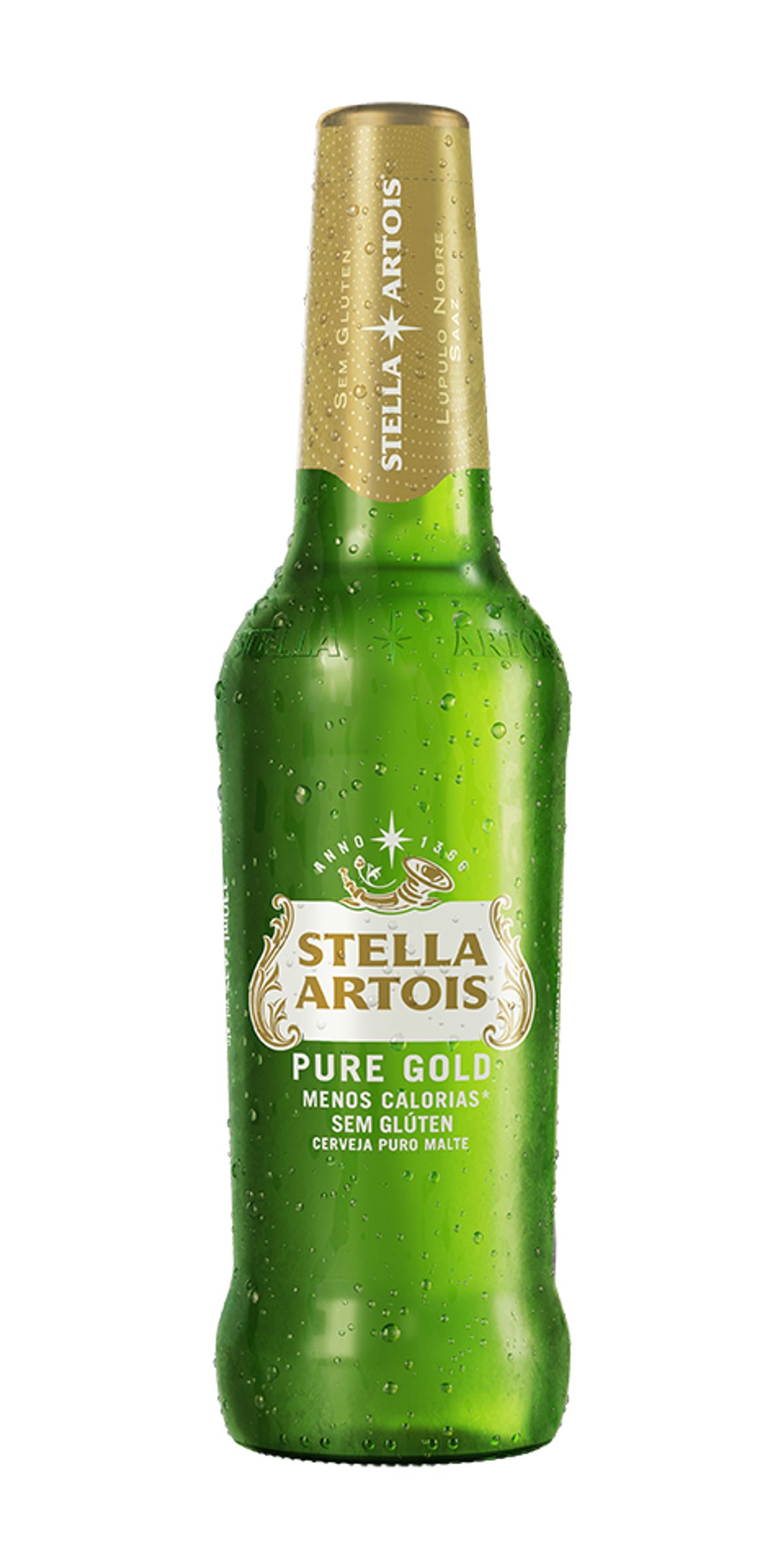 Cerveja Stella Artois Pure Gold Long Neck 330ml image number 0