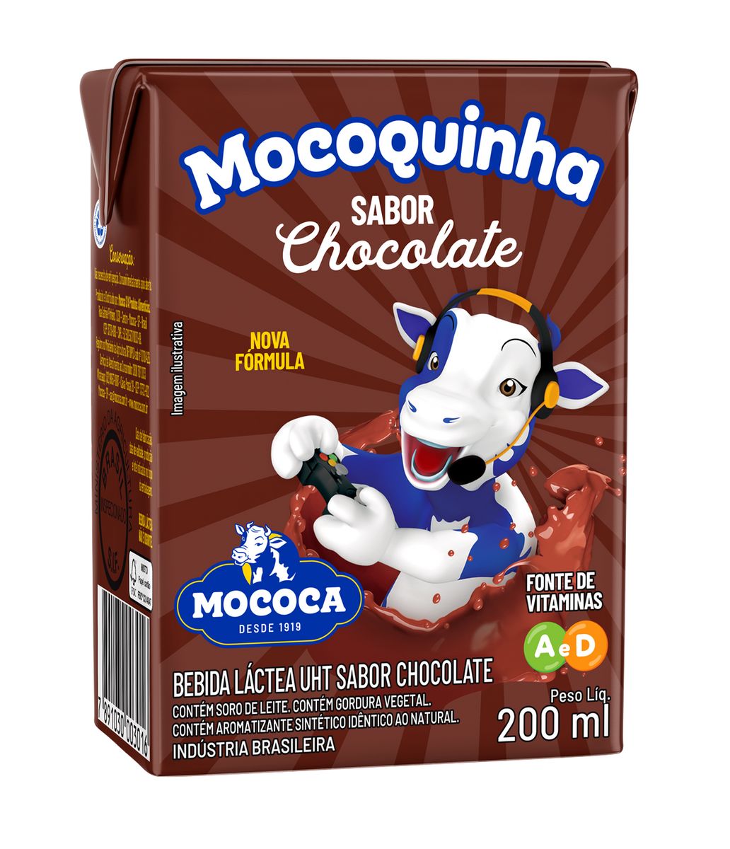 Bebida Láctea Mocoquinha Chocolate 200ml
